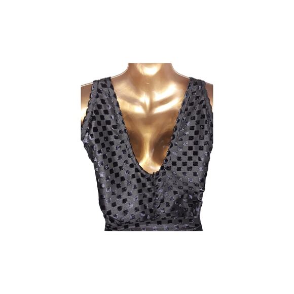 NWT Sz XS Tyler McGillivary SERENA Black Sheath Dress With Belt - Picture 4 of 5